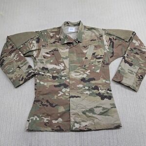 Army Combat Uniform Coat Mens XS Regular Multicam Camo Insect Shield Ripstop